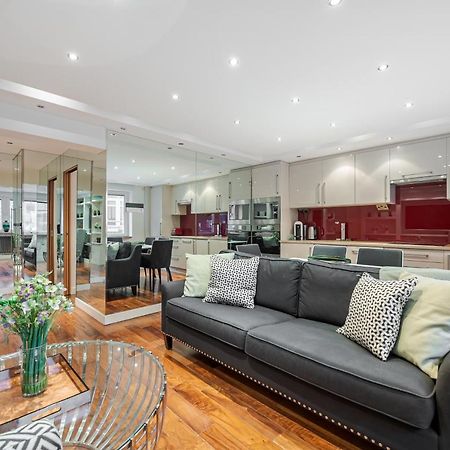 Elegant Ground Floor Apartment With Ac In Knightsbridge Steps Away From Harrods 伦敦 外观 照片