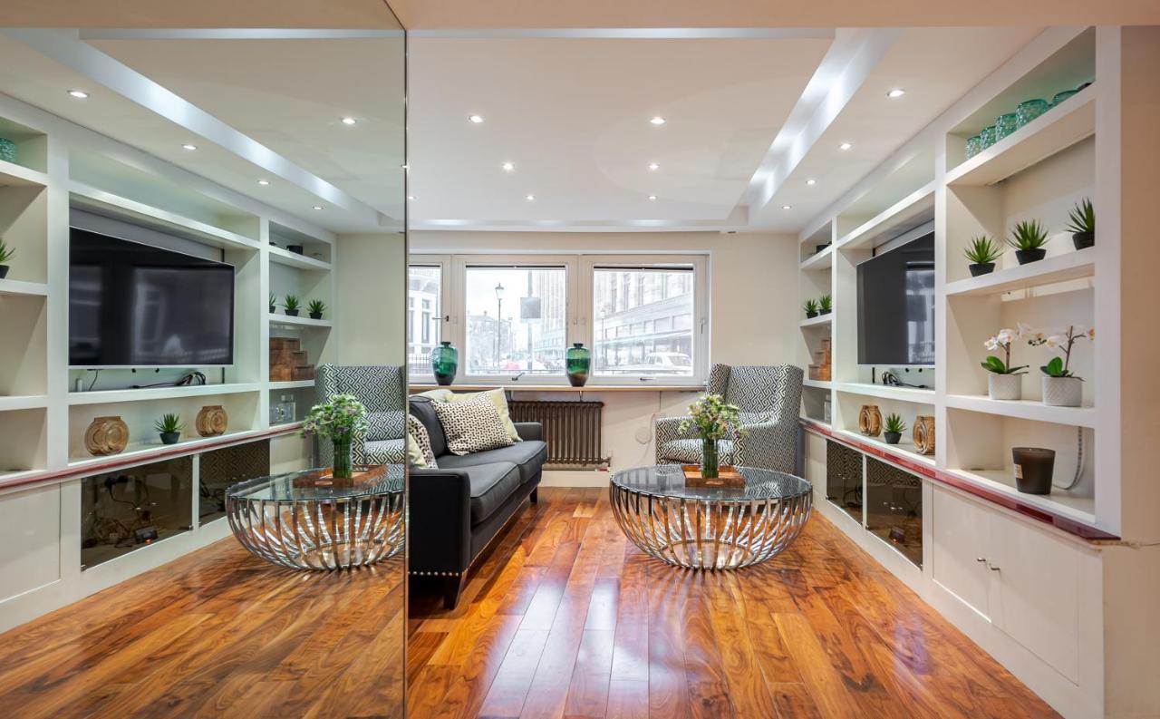 Elegant Ground Floor Apartment With Ac In Knightsbridge Steps Away From Harrods 伦敦 外观 照片
